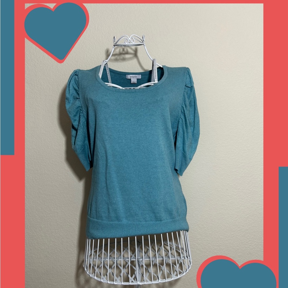 large dress barn blue sweater